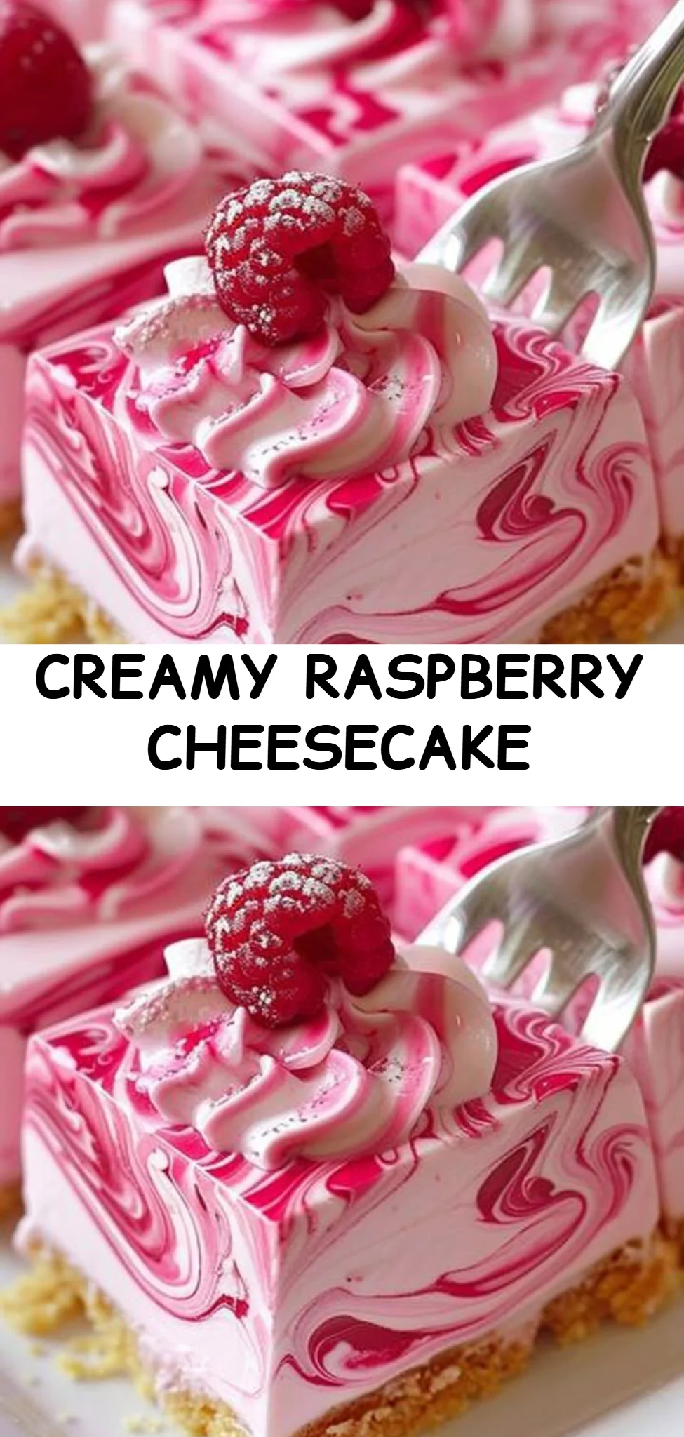 Creamy Raspberry Cheesecake
