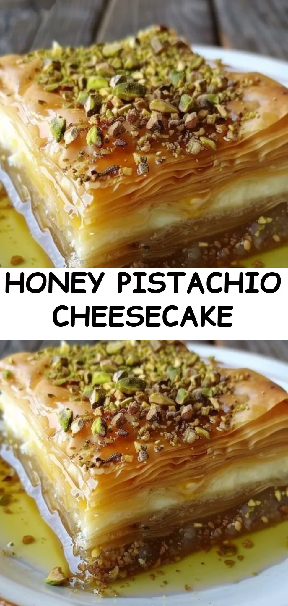 Honey Pistachio Cheesecake