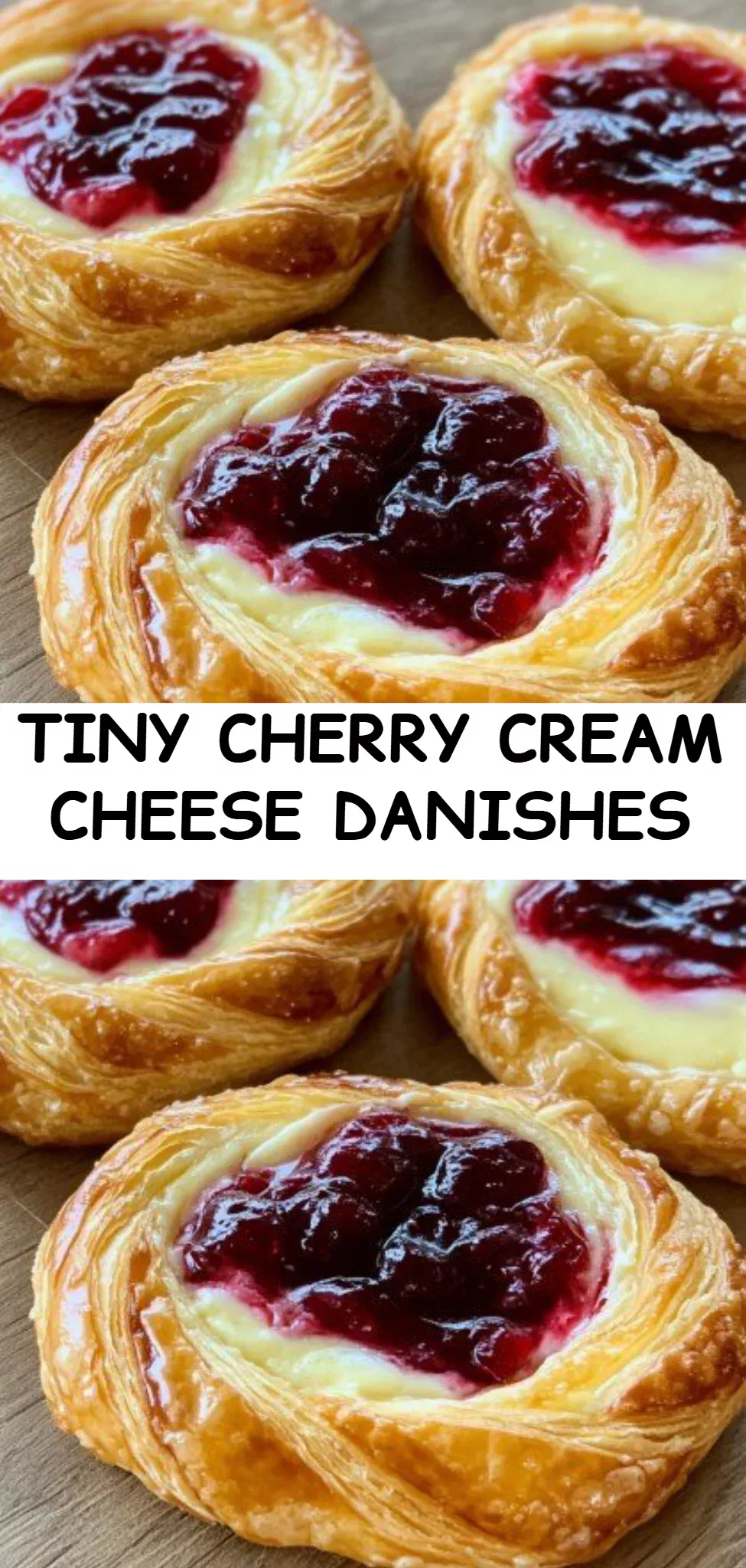 Tiny Cherry Cream Cheese Danishes